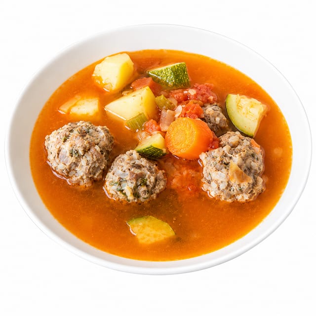 Albóndigas Meatball Soup 🍲.