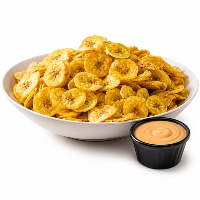 Fried Banana Slices - Tajaditas.