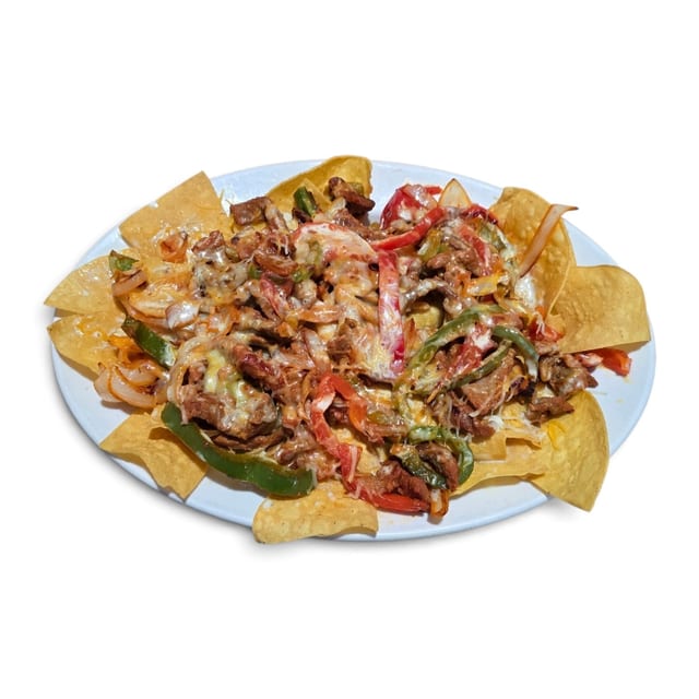 Fajita Nachos Steak.