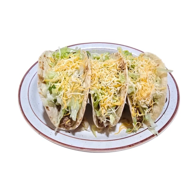 Soft or hard Shell Tacos (3).