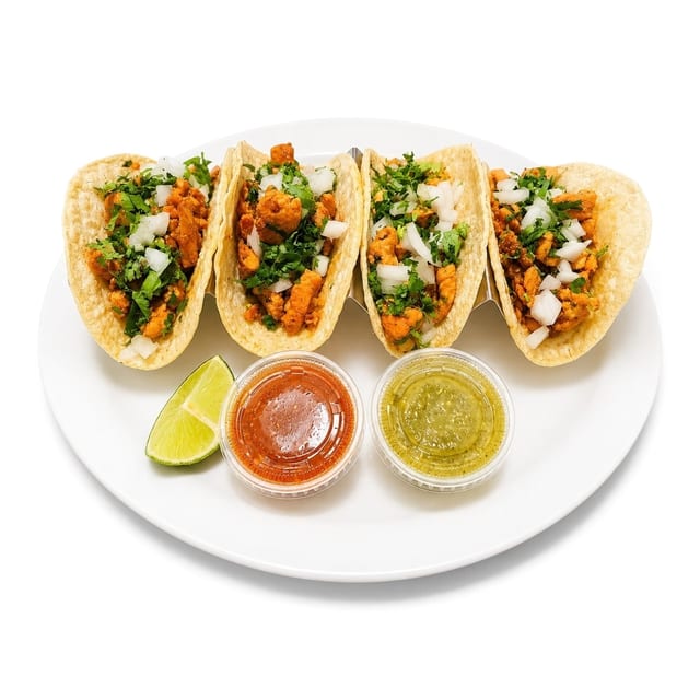 Tacos Pollo Asado (4) 🐔.