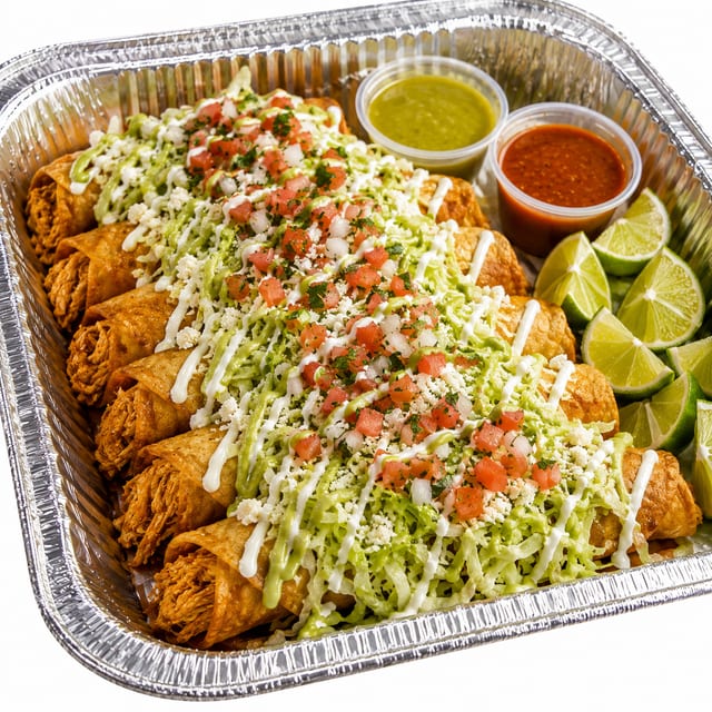 Tacos Catrachos (6) Orders Tray.