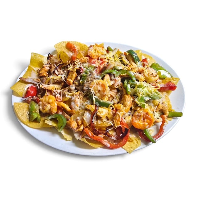 Fajita Nachos Texanos.