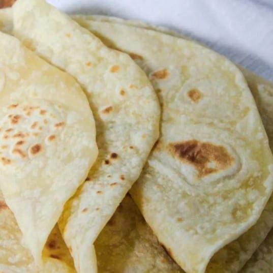 3 Flour Tortillas Baleadas.