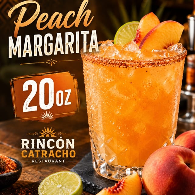 Peach 🍑 Margarita 20oz.
