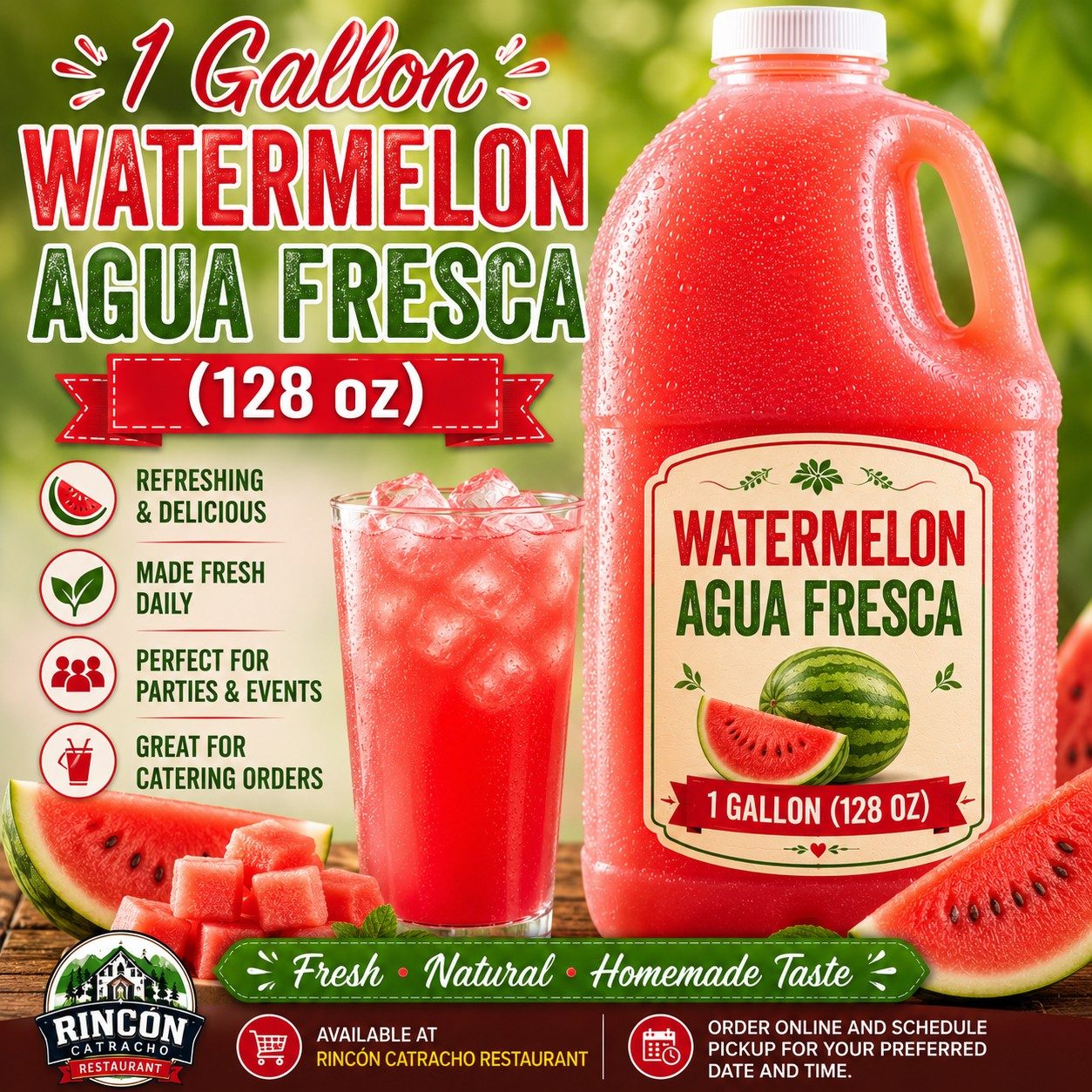 1 Gallon Sandilla Juice (128 oz).