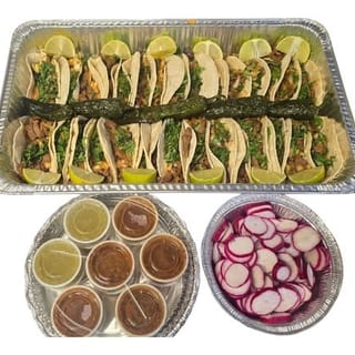 Tacos De Carne Asada Tray
