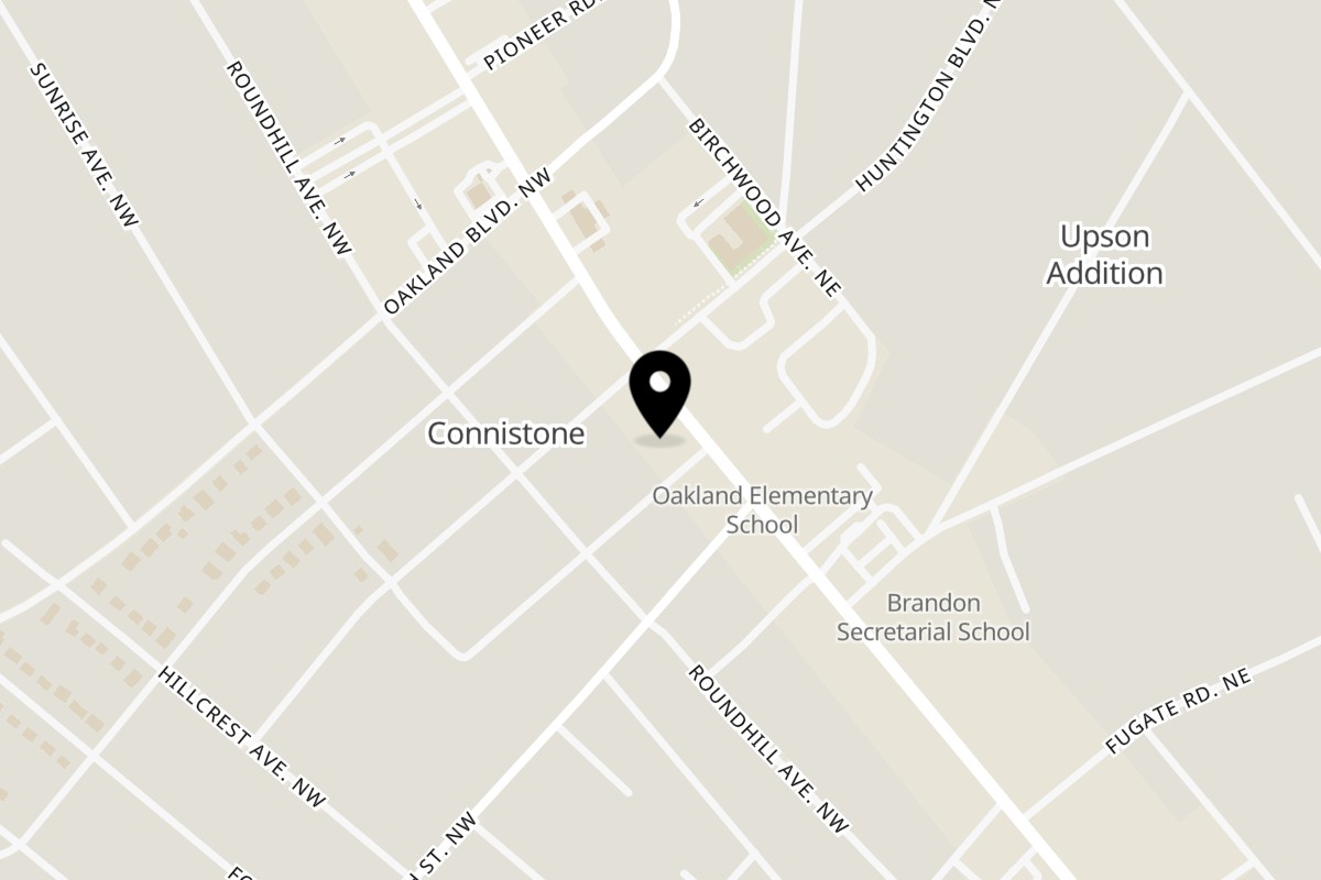 Map showing the location of Rincon Catracho Restaurant on 3324 Williamson Rd in Roanoke